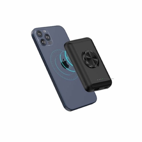 MAGNETIC Wireless Charger and Power Bank for iPhone NWT